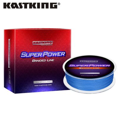 KastKing SuperPower 300m/500m/1000m PE Braided Fishing Line 4 Strands 6-80LB/2.7-36.4KG Strong Multifilament Line For Saltwater
