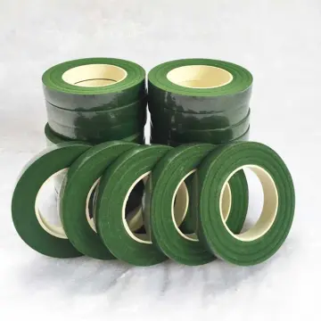 Durable Rolls Waterproof Green Florist Stem Elastic Tape Floral Flower 12mm  Tape 