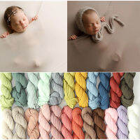 25สีทารกแรกเกิด Photograppy Props ยืดฉากหลังนุ่มสำหรับ Baby Studio Photo Wraps ยิงพื้นหลังผ้า Prop อุปกรณ์เสริม