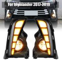 for Toyota Highlander 2017-2019 LED Daytime Running Turn Light + Fog Light Lamp + Harness