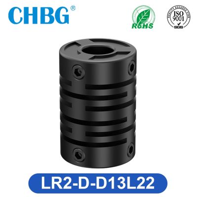 【CW】 Plastic Coupling CHBG LR2 D13L22 Motor Fiber Shaft Coupler Flexible 3D Printer Encoder Nylon Elasticity Cardan Joint Specific PU