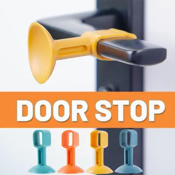 Doorstop Door Stop Catch Holder with Hook Sound Dampening Bumper