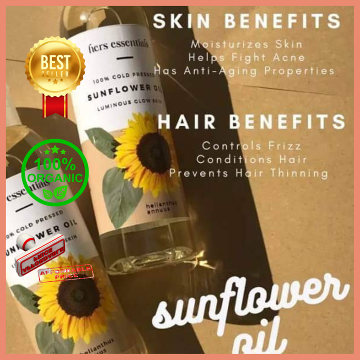 HERS ESSENTIALS SUNFLOWER OIL VITAMIN E MOISTURIZING ANTIAGING ANTI