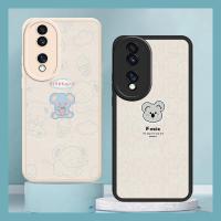 luxurious Anti-knock Phone Case For Huawei Honor70 couple Back Cover cute protective creative soft shell Cartoon simple