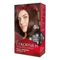 Revlon Colorsilk Hair Color(No.33 Dark Soft Brown) เรฟลอน คัลเลอร์ซิลค์ แฮร์คัลเลอร์ ยาย้อมผม ครีมเปลี่ยนสีผม (No.33 น้ำตาลเข้มเหลือบหม่น)