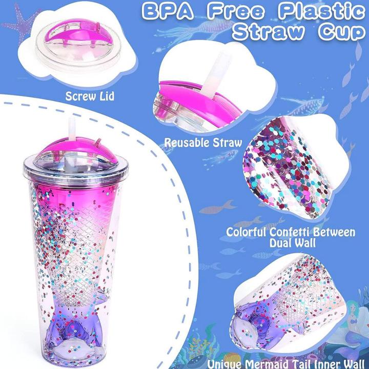barbie-pink-sequin-colorful-sequin-straw-cup-creative-fishtail-double-water-layer-plastic-cup-f5u5