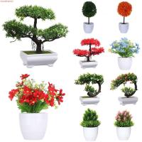 XUANZHAN22 1 Set สีสัน ต้นสน Topiary ดอกเบญจมาศแฮนด์เมด กระถางจำลอง พืชเหมือนจริง บอนไซประดิษฐ์ ของตกแต่งบ้าน