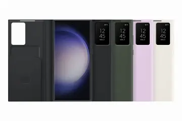Smart View Intelligent Wallet Case For Samsung Galaxy S23 Ultra SM-S918B  Smart View Flip Phone