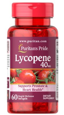 Lycopene 40 mg, 60 Rapid Release Softgels by Puritans Pride