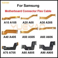 Main Board Motherboard LCD Connector Flex Cable For Samsung Galaxy A90 A80 A70 A60 A50 A40 A30 A20 A10 Motherboard Flex Cable Mobile Accessories