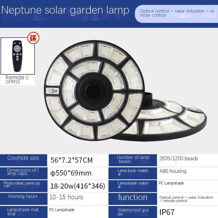 zh-led-ไฟสปอร์ตไลท์ทรงกลม-150000w-ทรงufo-ไฟถนน-ไฟแต่งสวน-โซลาร์เซลล์-solar-street-light-2สี-แสงขาว-แสงวอร์มไวท์-ไฟโซล่าเซลล์-พลังงานแสงอาทิตย์