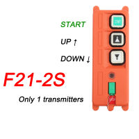 F21-2S Wireless Industrial Remote Controller Electric Hoist Control Winding Engine Sandblast Switches Used Radio