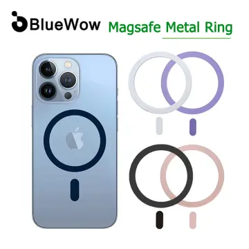Universal MagSafe Ring, 2 PCS Magnet Sticker Magnetic Adapter Ring  Compatible with Magsafe Accessories & Wireless Charging for iPhone  15/14/13/12/11