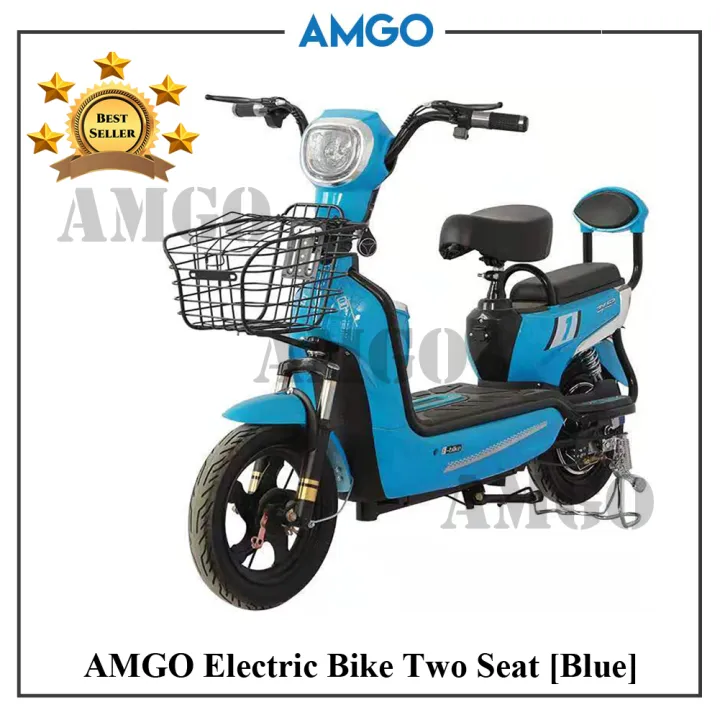 AMGO 48V Electric Scooter Electric Bicycle 2 seat Basikal Electric