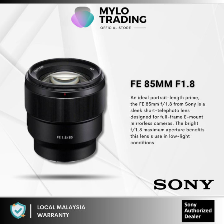 Sony FE 85mm f/1.8 Lens - SEL85F18 For Sony A7IV / A7MK IV / A7MK