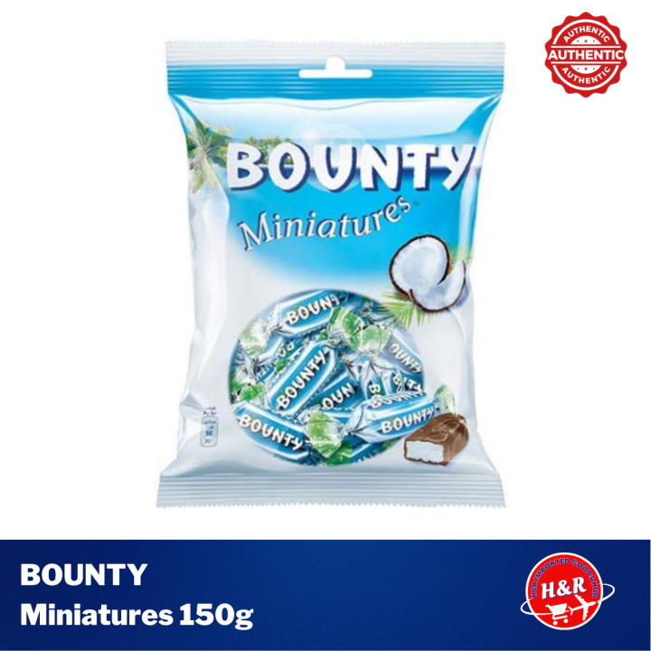 Bounty Miniature Milk Chocolate Covered Coconut 150g Lazada PH