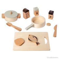 【hot】☎  Playset Pretend Set Chopping Board Pot Pan for Toddlers Ages Children Kids