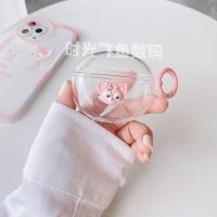 READY STOCK! cute transparent flower for OPPO Enco Air 2 Soft Earphone Case Cover