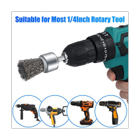 12PCS Metal Brush for Drill for Drill Paint Surface Rust Removal and Small Spaces