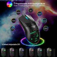 P8 Mobile Controller Gaming Keyboard Mouse แบบมีสาย LED Backlit Converter คีย์บอร์ดมือเดียว J900 RGB Lighting Programmable Mouse