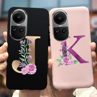 เคส Oppo Reno 10 Pro CPH2525เคสโทรศัพท์ซิลิโคนฝาหลังอ่อนนุ่มตัวอักษรหรูหราสำหรับ Oppo Reno 10 Pro Plus Reno10 Pro + เคส