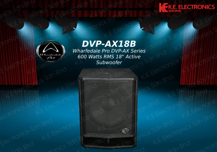 Wharfedale Pro DVP-AX Series DVP-AX18B 600 Watts RMS 18" Active ...
