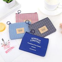 Baru Fashion Kanvas Dompet Wanita Pemegang Kartu Kunci Mini Dompet Kanvas Ritsleting Tas Dompet Koin Dompet Kartu Pemegang Tas Penyimpanan untuk Anak