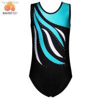 ✈▤¤ BAOHULU 3-14 Years Kids Girls Ballet/Skate Gymnastics Leotard/Unitards Gold Foiled Sleeveless Children Dance wear Clothing