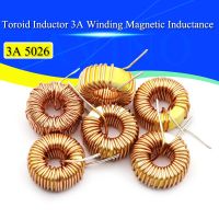 5Pcs 5026 Toroid Inductor 3A Winding Magnetic Inductance 22uH 33uH 47uH 5647uH 100uH 220uH 330uH 470uH Inductor For LM2596 Electrical Circuitry Parts