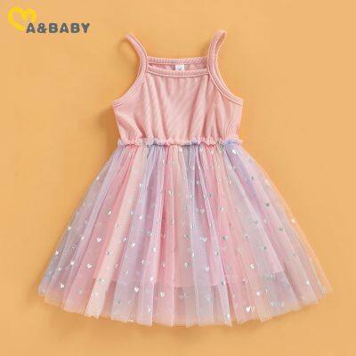 ma baby 2-7Y Toddler Kid Girl Tutu Dress Sequins Tulle Party Wedding Birthday Dresses For Girl Summer Clothing Children Costumes