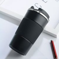 【jw】✜❀  380ml/510ml Mug with Non-slip Keep Cold Hot Car Flask Insulated Bottle