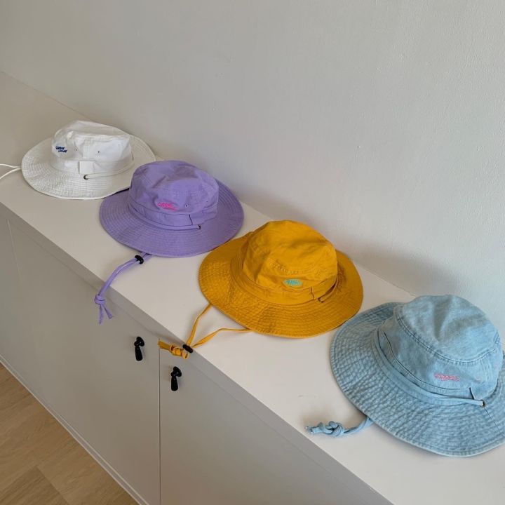 summer-locker-หมวกปีกกว้าง-logo-sun-hat