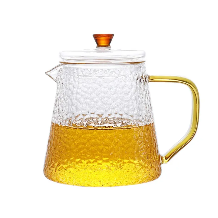 New Heat Resistant Glass Teapot Glass Borosilicate Tea Mug Gas Stove