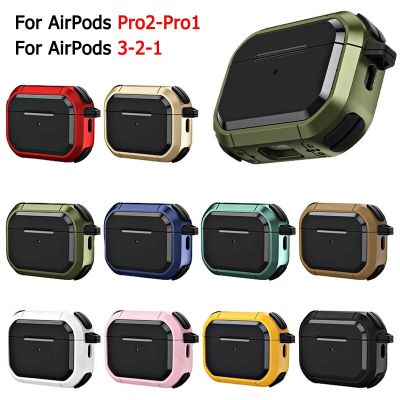 Pro 2 Case for Airpods 3 Cover Luxury Protective Earphone Cover Case for Apple airpods pro Air pods 1 Shockproof Sleve With Hook