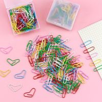 Ellen Brook 100 Pcs/Set DIY Bookmark Planner Paper Clip Metal Material For Book Stationery School Office Supplies Decorative