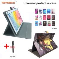 Universal Tablet Case For Teclast P20HD 10.1inch Flip Stand Magnetic Print PU Leather Cover Sleeve Funda For P10S/T30/M30 gift