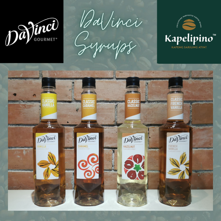 DaVinci Gourmet Flavored Syrups (750ml) Lazada PH