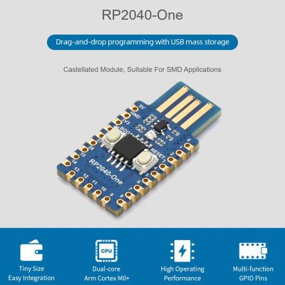 RP2040 4MB MCU สำหรับ Raspberry Pi RP2040ไมโครคอนลเลอร์ DIY Development Board Dual-Core Arm Cortex M0 Processor