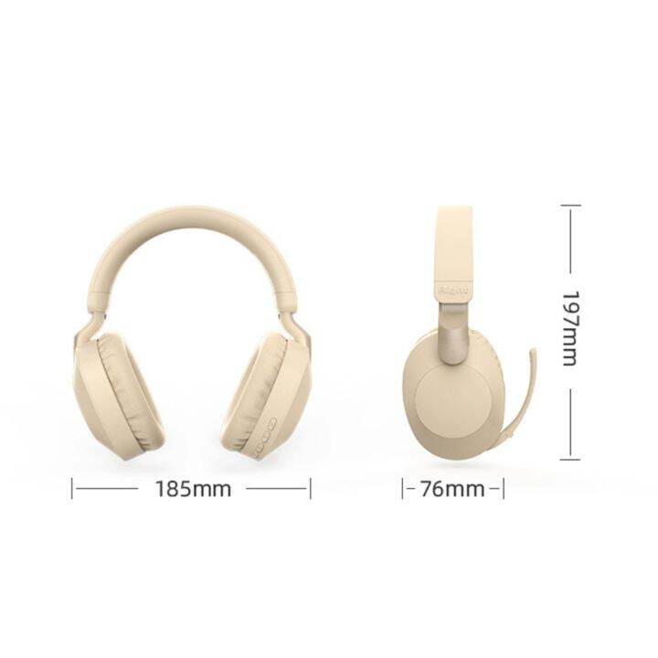 zzooi-ms-b2-wireless-bluetooth-5-1-headset-headwear-type-music-folding-microphone-active-noise-cancellation-game-meeting-earphone