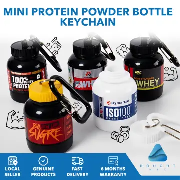 100/200ML Protein Keychain Mini Portable Powder Bottle With Health Funnel