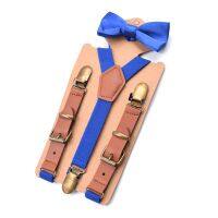 Childrens Sling Clip Bow Tie Set Retro Suspender Clip Boys and Girls Sling Performance Accessories Suspenders Kids Sling Boys Clothing