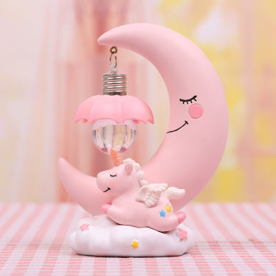 Night Crafts Gift Reading Light Decoration Children Star Ins Wind Unicorn