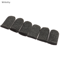 Witkitty 6pcs เกมมือถือเหงื่อ-หลักฐานนิ้วมือถุงมือสัมผัสหน้าจอ thumbs Finger Sleeve