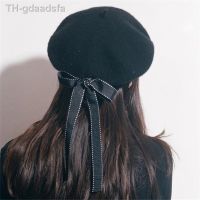 ♣卍 Metallic Beret Wool Painting Cap Beanie Hat Headwear