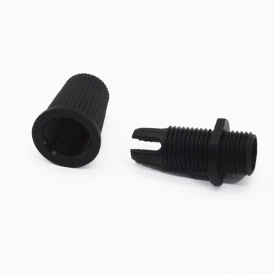 20PCS Fixed 007 Lock Wire Cap Lamp Head Chandelier Chassis M10 Threaded Pipe Anti-pull Locking Cable Fixer Locking Buckle Black