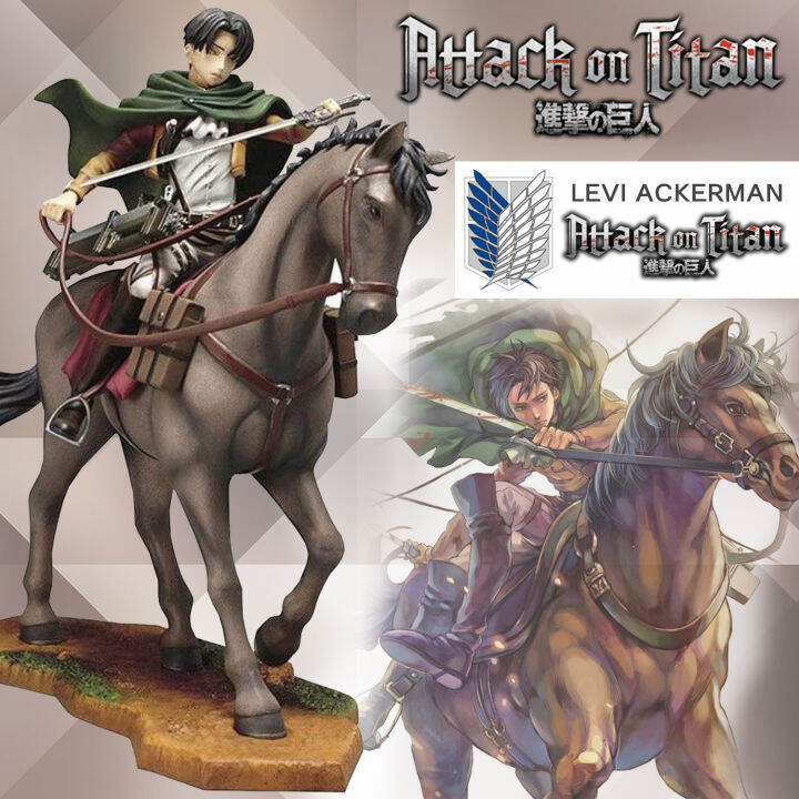 figure-ฟิกเกอร์-จากการ์ตูนเรื่อง-attack-on-titan-ผ่าพิภพไททัน-levi-ackerman-horseriding-รีไวล์-แอคเคอร์แมน-และ-ม้า-hekigai-chousa-megata-hokaku-sakusen-ver-anime-hobby-โมเดล-ตุ๊กตา-อนิเมะ-การ์ตูน-มังง