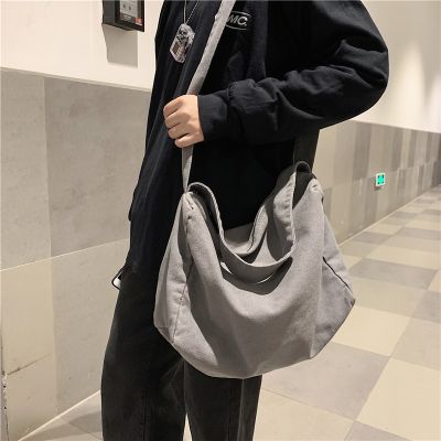 COD DSFGERERERER On Sale Ins Japanese Ulzzang Korean Fashion Boys Canvas Men Sling Bag Shoulder Bag Crossbody Bag Hobo Bag Messenger Bag for Men Birthday Gift