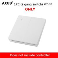 AXUS สวิตช์ WIFI ขนาดเล็ก Tuya สวิตช์ไฟปุ่มกดสมาร์ทแอปสวิตช์ไฟ RF 433Mhz แผงผนัง DIY โมดูลจับเวลา Google Home Alexa