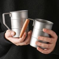 hotx【DT】 Old Cup Industrial Mug Outdoor Camping Beer Drinking Utensils