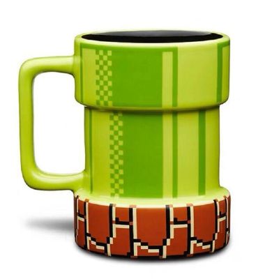 hotx【DT】 NEW 420mL Super Mario Apertures mug Cartoon Mug Beer Drinkware Cups Birthday Xmas for or Kids